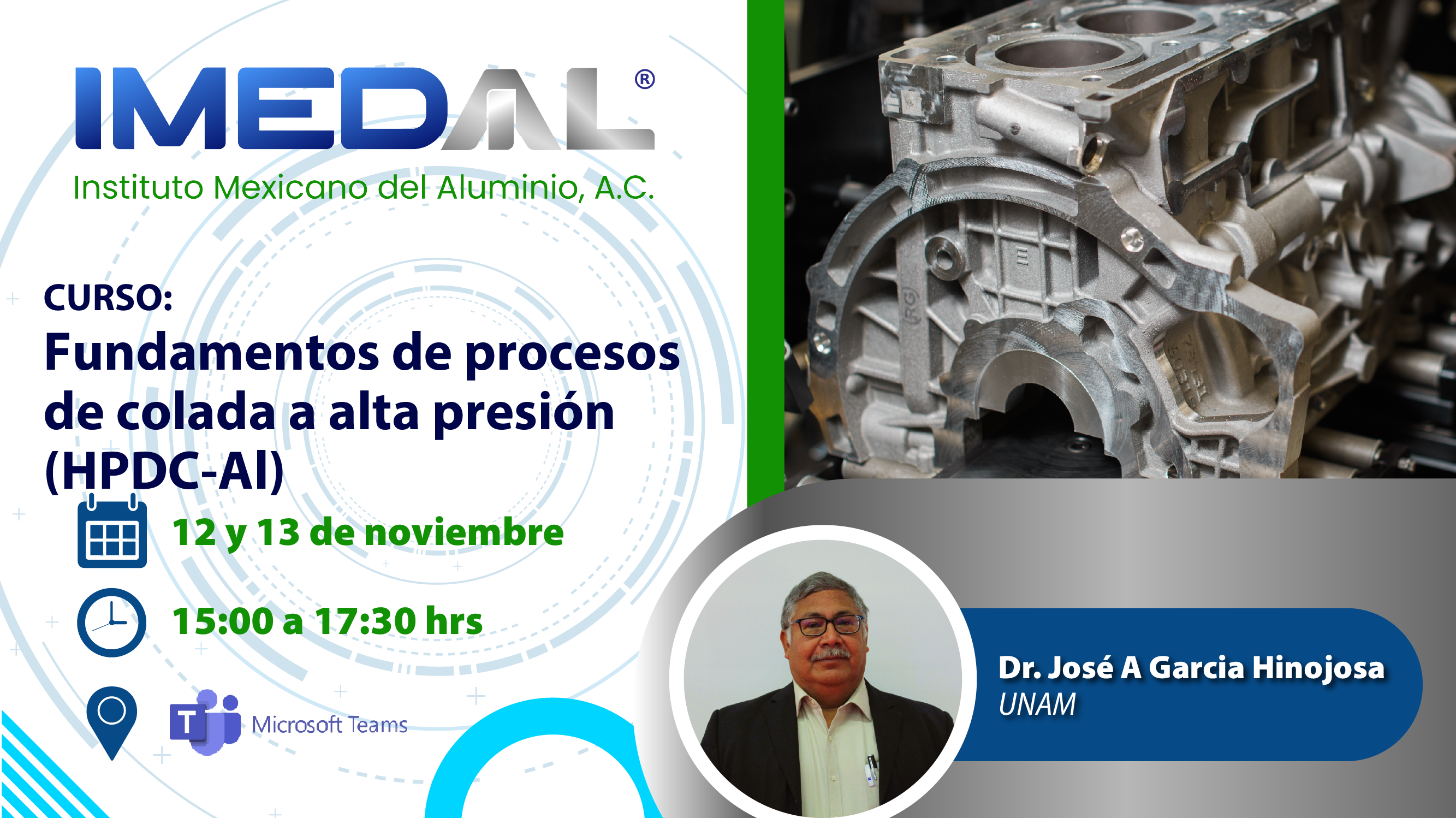 Curso: Fundamentos de procesos de colada a alta presión (HPDC-Al)